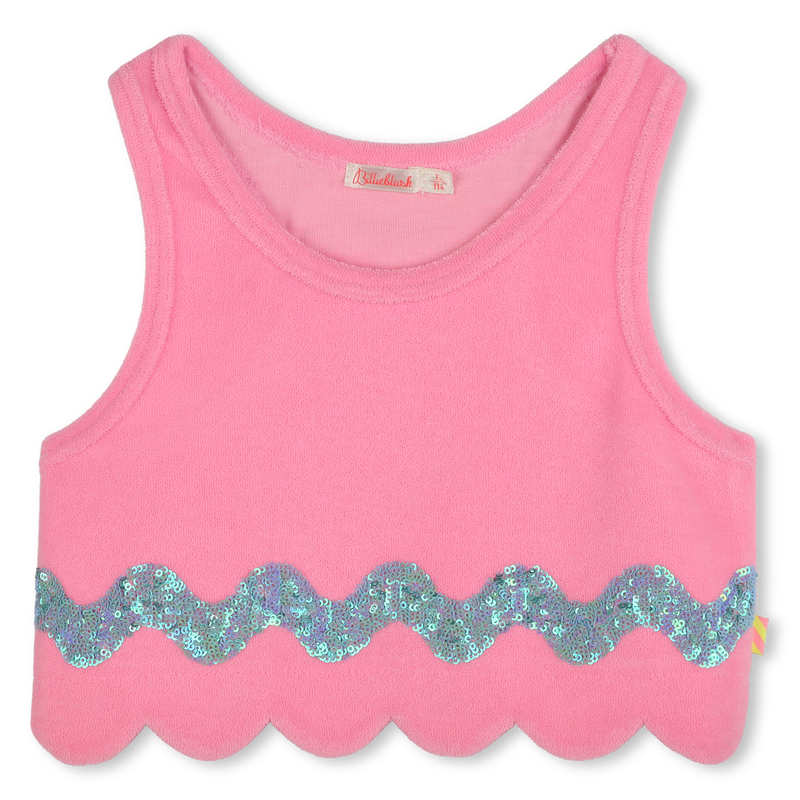 Terry cloth tank top BILLIEBLUSH 
                    GIRL