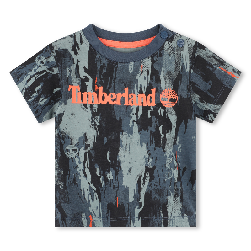 Short-Sleeved Cotton T-Shirt TIMBERLAND 
                    BOY