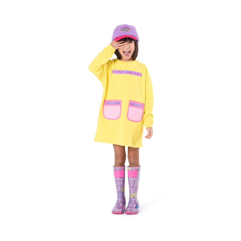 Fluffy fleece baseball cap THE MARC JACOBS 
                    GIRL