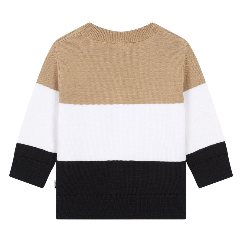 Striped Cotton Sweater BOSS 
                    BOY