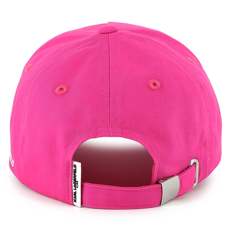Adjustable cotton baseball cap KARL LAGERFELD KIDS 
                    GIRL