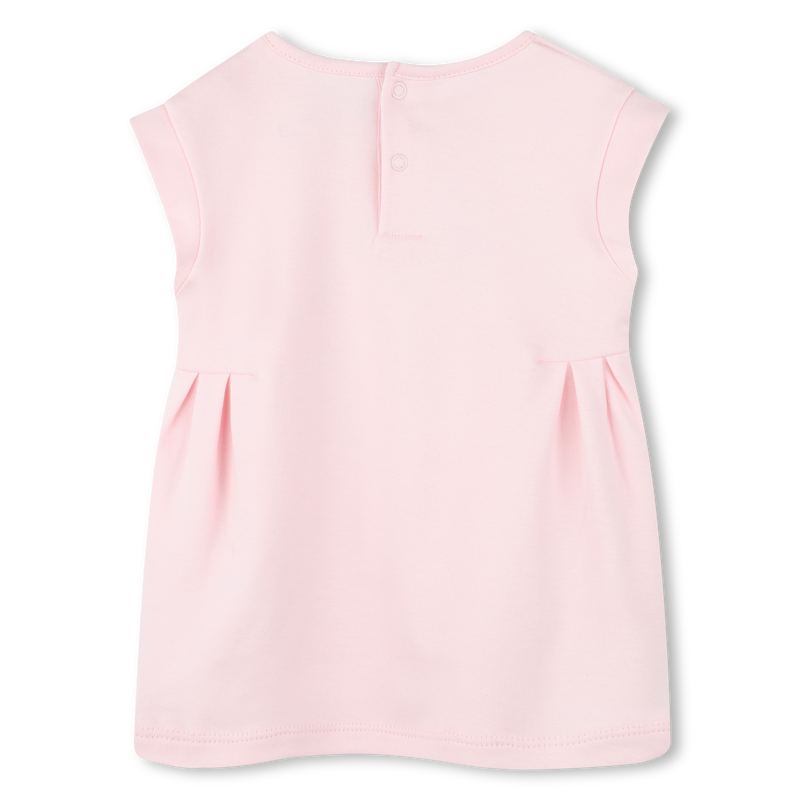 Flared dress with illustration KARL LAGERFELD KIDS 
                    GIRL