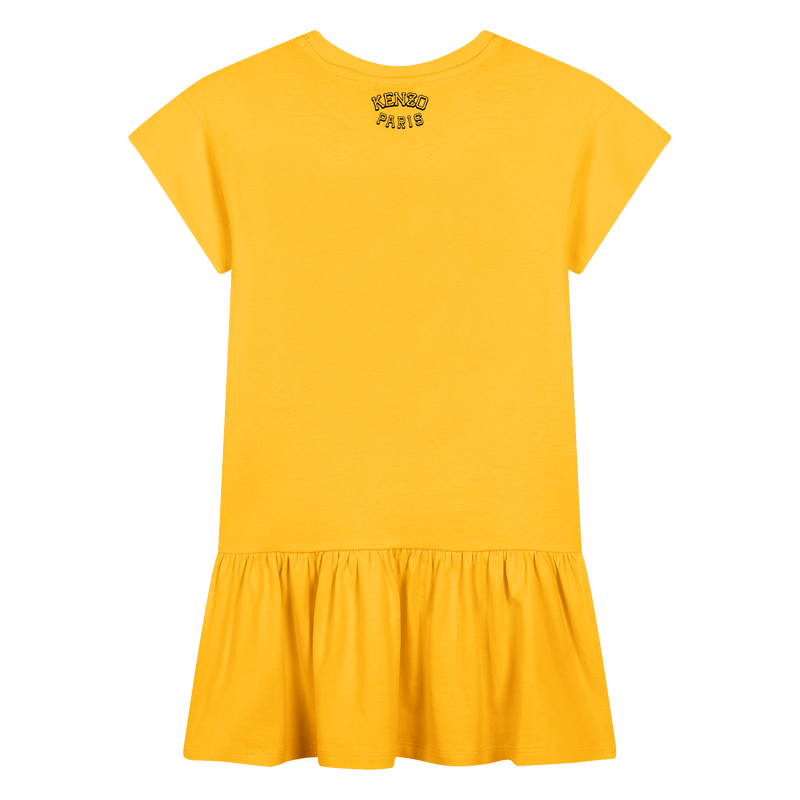 Printed Cotton Dress KENZO KIDS 
                    GIRL