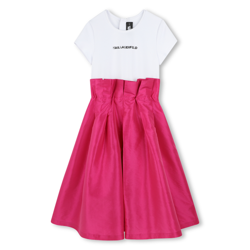 Taffeta special occasion dress KARL LAGERFELD KIDS 
                    GIRL