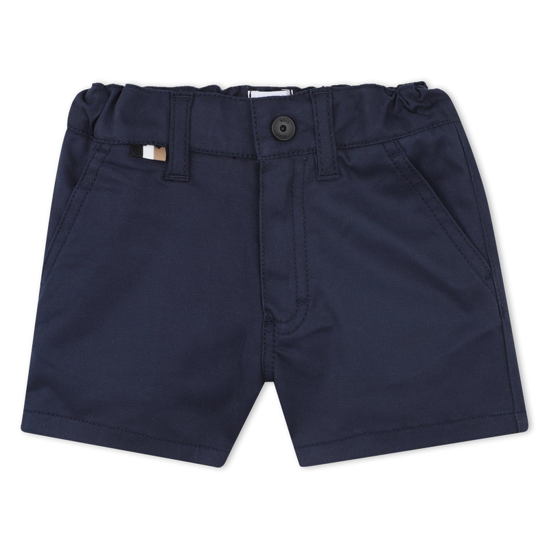 Plain cotton shorts BOSS 
                    BOY