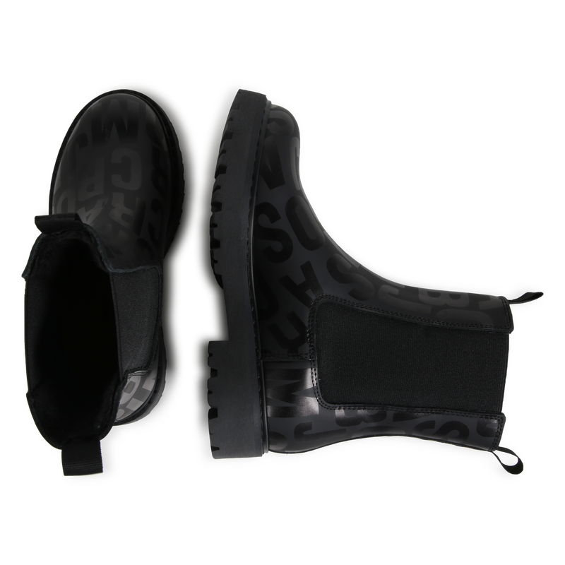 Lined Leather Booties THE MARC JACOBS 
                    GIRL