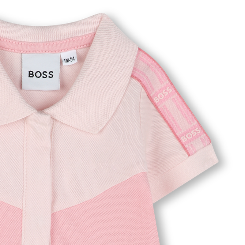 Polo-neck dress with panels BOSS 
                    GIRL
