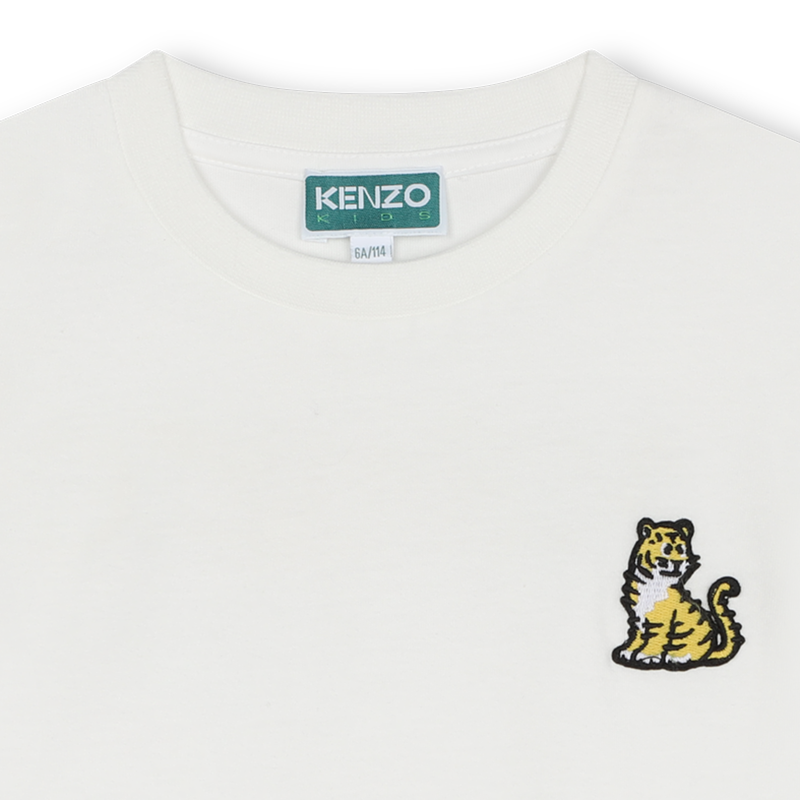 Printed Cotton T-Shirt KENZO KIDS 
                    UNISEX