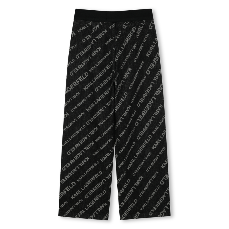 Denim trousers KARL LAGERFELD KIDS 
                    GIRL