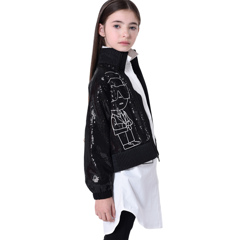 Sequined party jacket KARL LAGERFELD KIDS 
                    GIRL