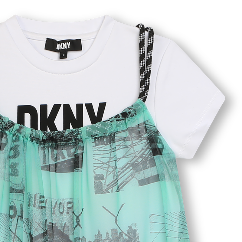 Layered-effect dress DKNY 
                    GIRL