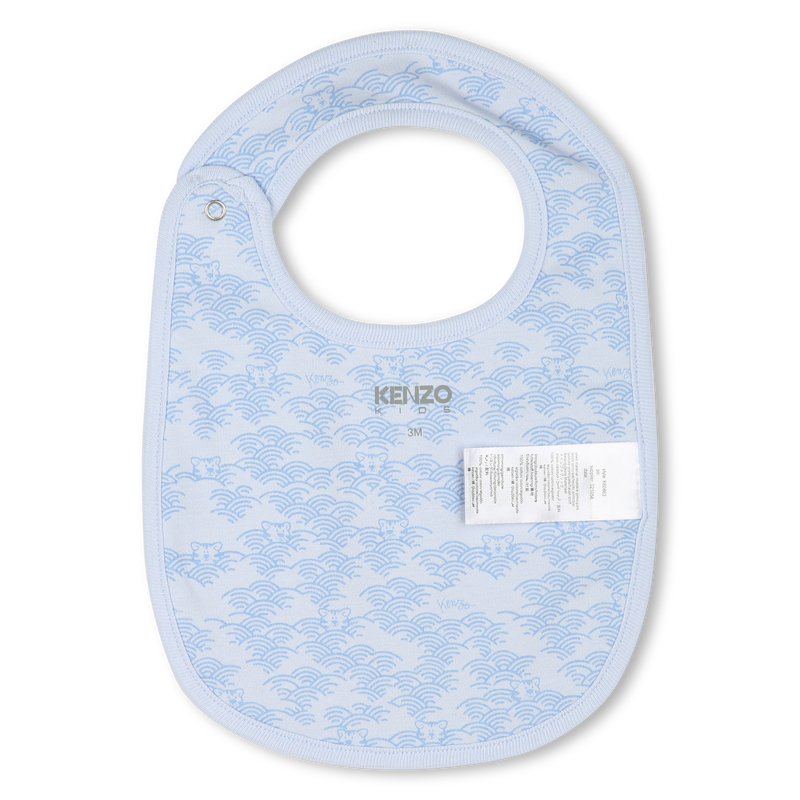 Cotton pajamas, bib and hat KENZO KIDS 
                    BOY