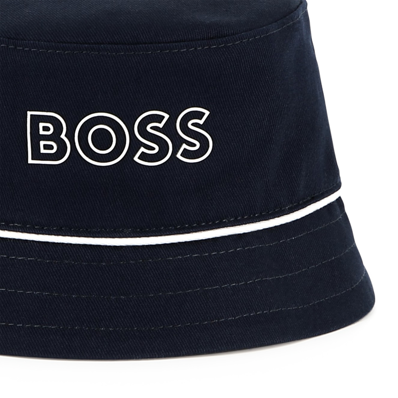Reversible cotton bucket hat BOSS 
                    BOY