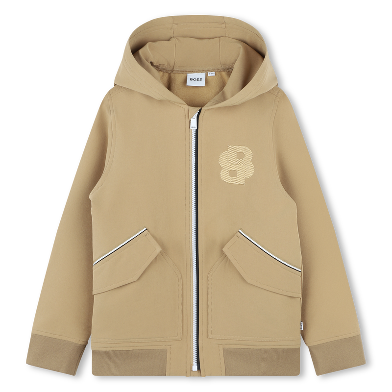 Zipped Hooded Cardigan BOSS 
                    BOY
