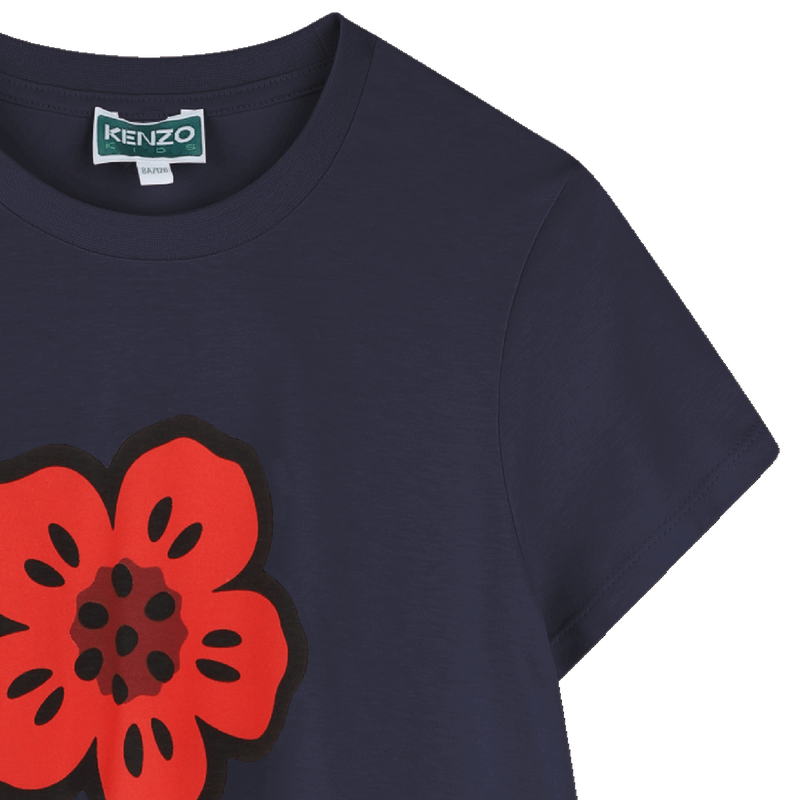 Loose dress with logo print KENZO KIDS 
                    GIRL