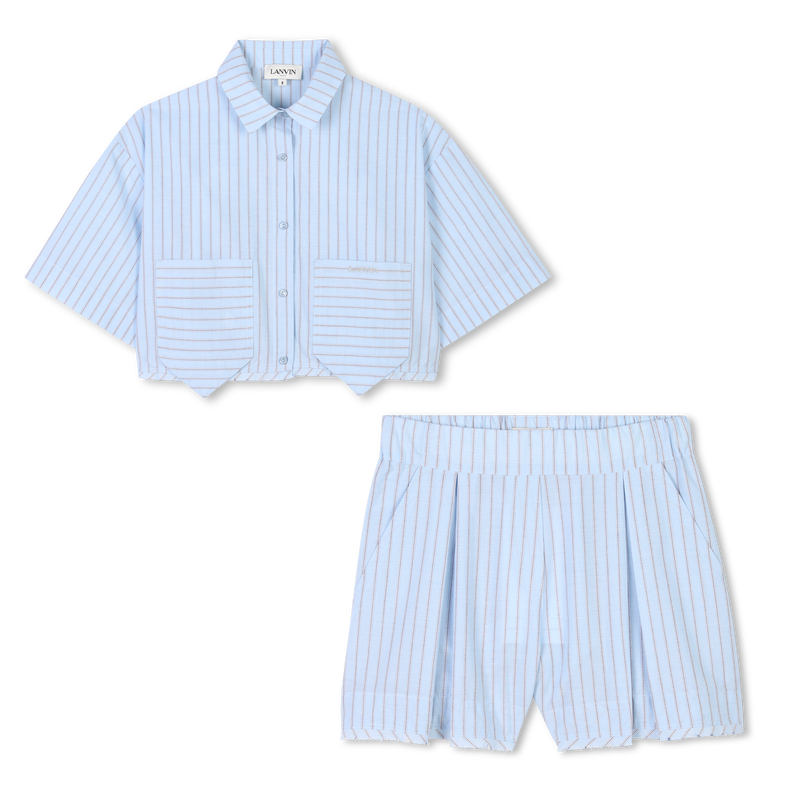Shirt and shorts set LANVIN 
                    GIRL