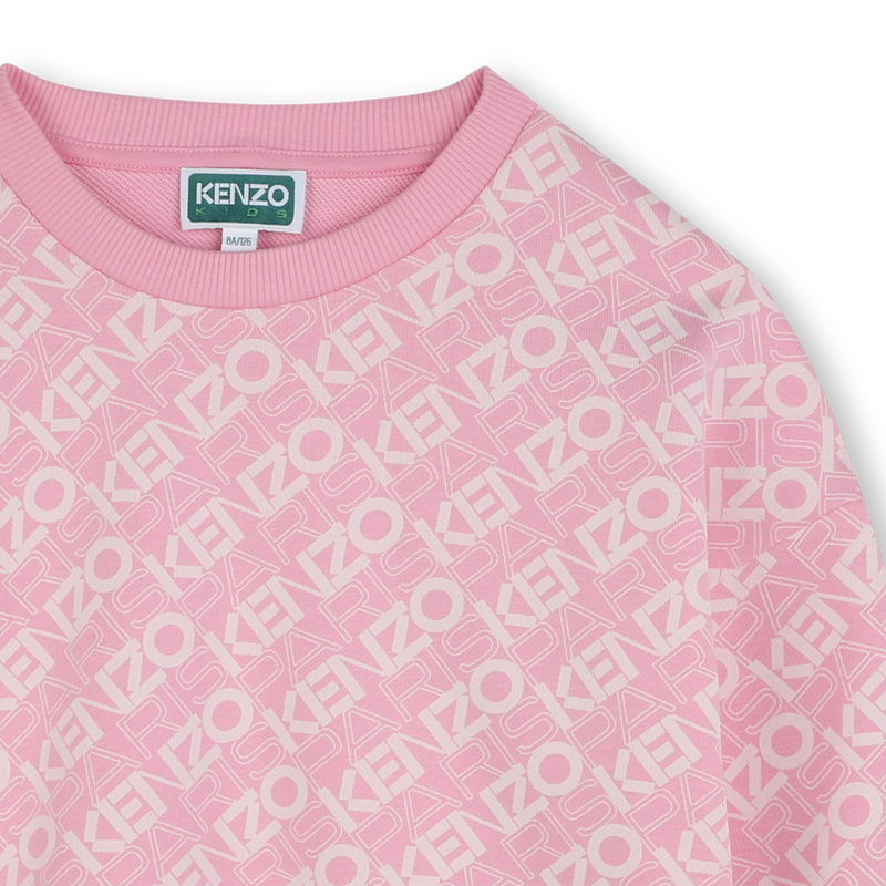 Cotton fleece sweatshirt KENZO KIDS 
                    GIRL