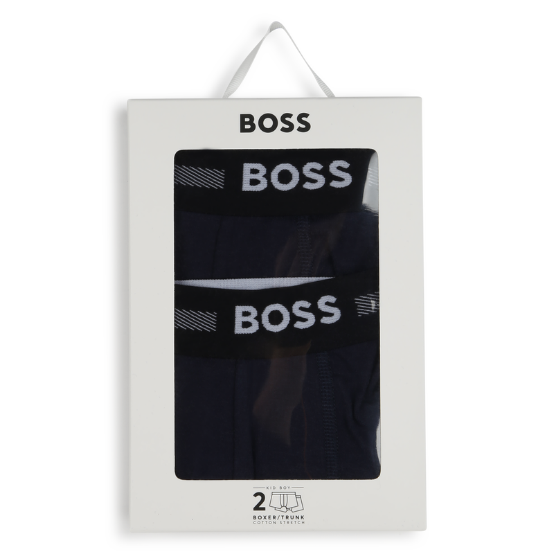 Set of 2 cotton boxer shorts BOSS 
                    BOY
