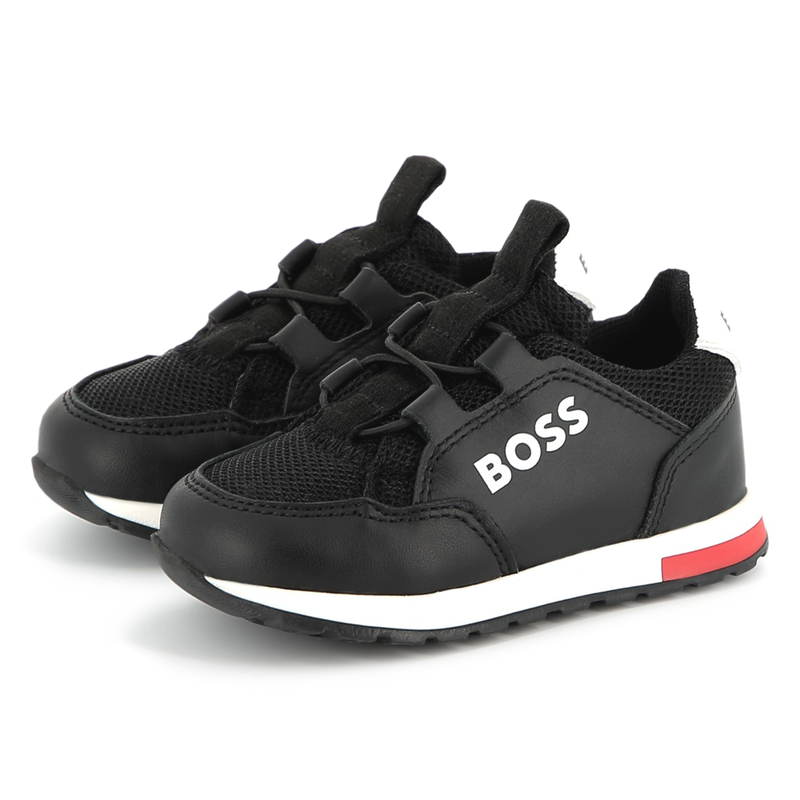 Lace-up leather sneakers BOSS 
                    BOY