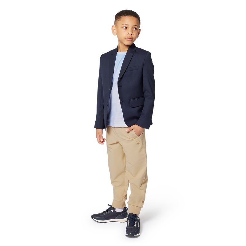 Printed cotton T-shirt BOSS 
                    BOY