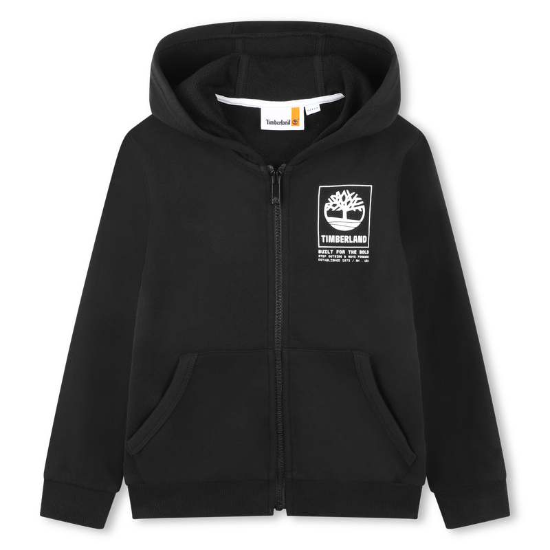 Hooded Zip-Up Sweatshirt TIMBERLAND 
                    BOY