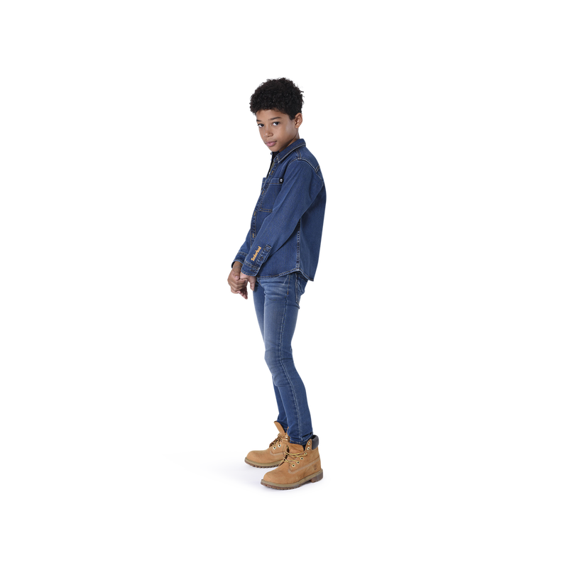 Buttoned denim shirt jacket TIMBERLAND 
                    BOY