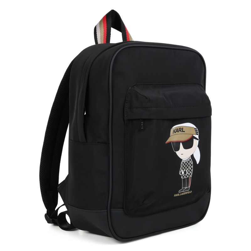 Printed Backpack KARL LAGERFELD KIDS 
                    BOY