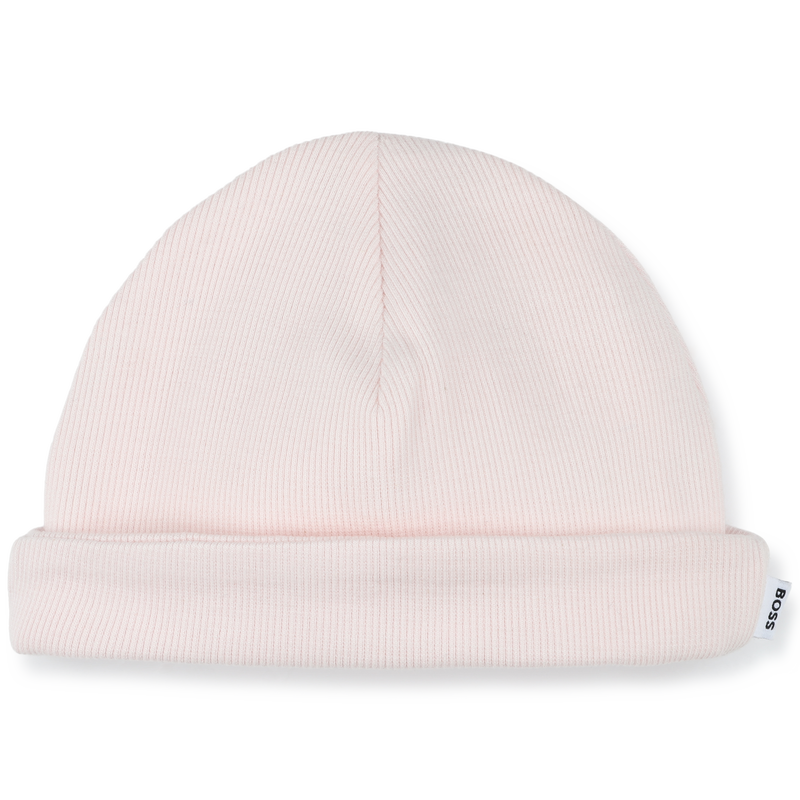 Ribbed hat with turn up BOSS 
                    GIRL