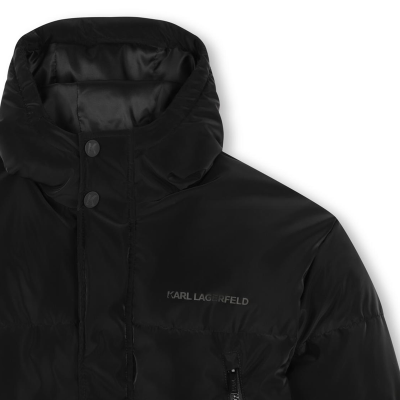 Water-Repellent Hooded Puffer KARL LAGERFELD KIDS 
                    BOY