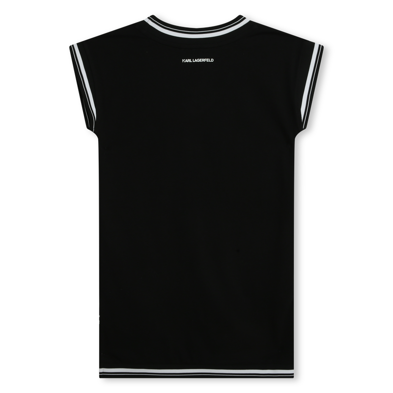 Straight Printed Dress KARL LAGERFELD KIDS 
                    GIRL