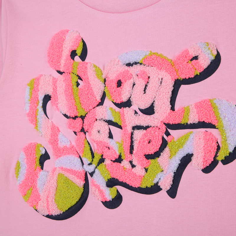 Cotton graphic long-sleeve BILLIEBLUSH 
                    GIRL
