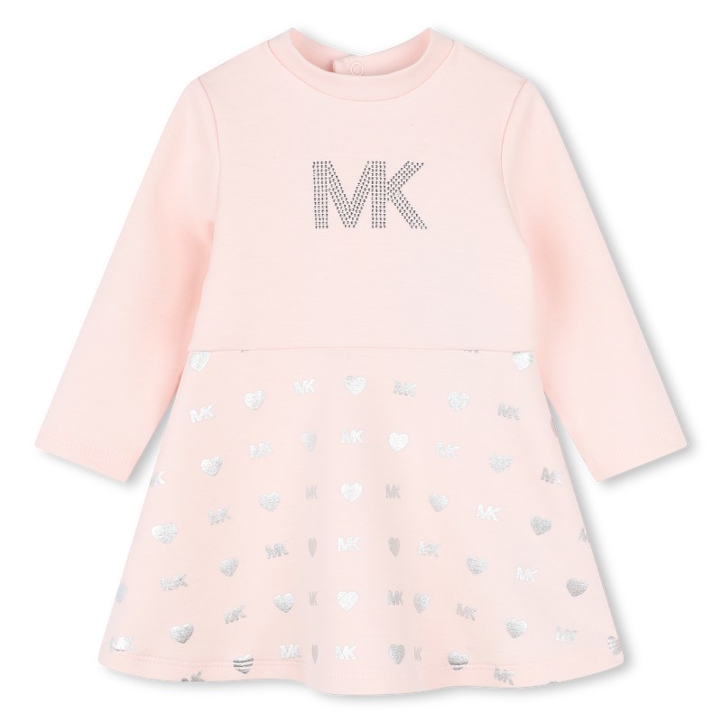 Long-Sleeved Studded Dress MICHAEL KORS 
                    GIRL