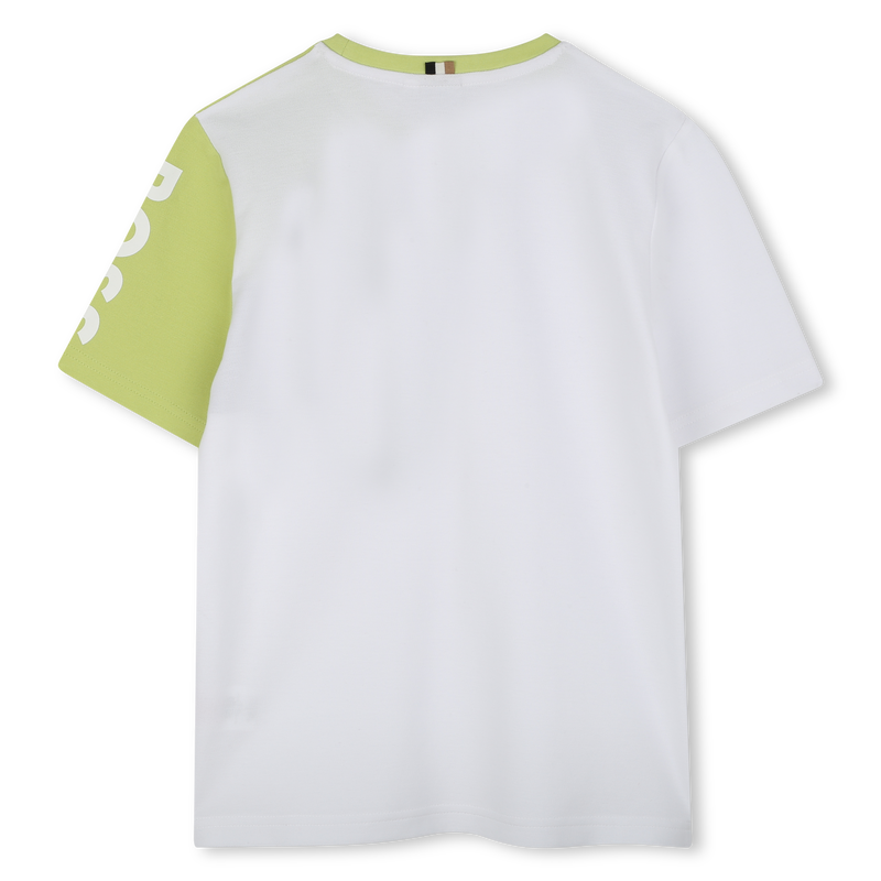 Cotton piqué T-shirt BOSS 
                    BOY