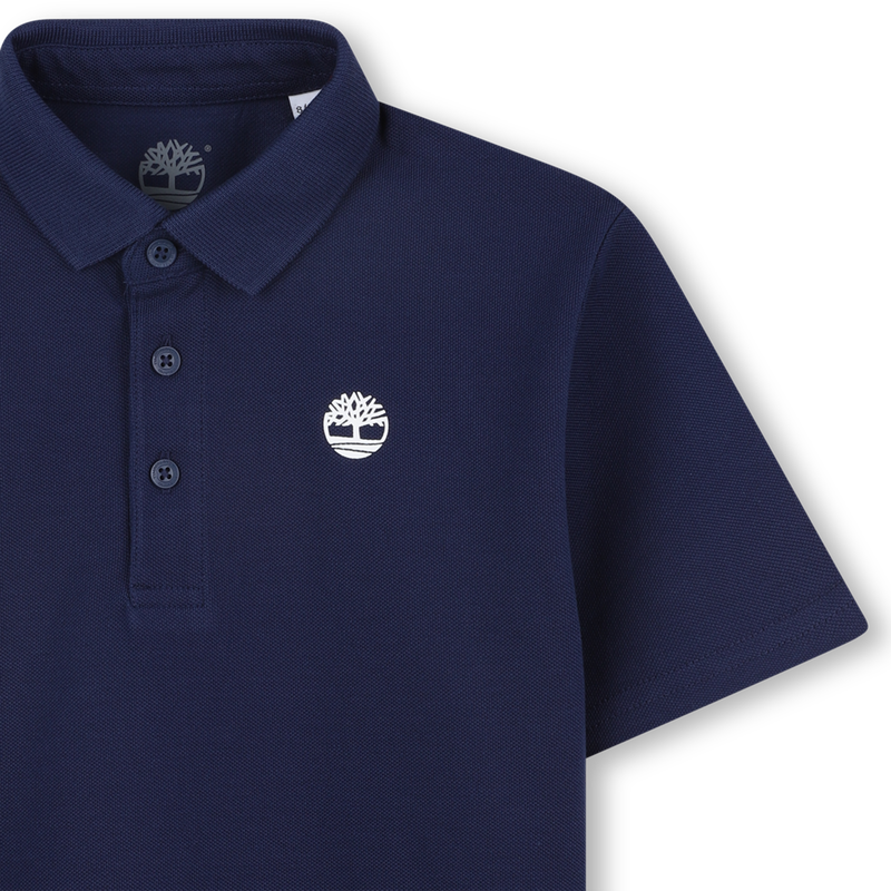 Plain polo with logo on chest TIMBERLAND 
                    BOY
