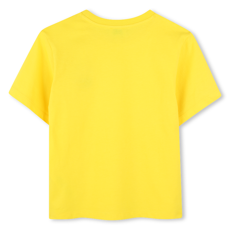 Embroidered T-shirt with patch KENZO KIDS 
                    GIRL