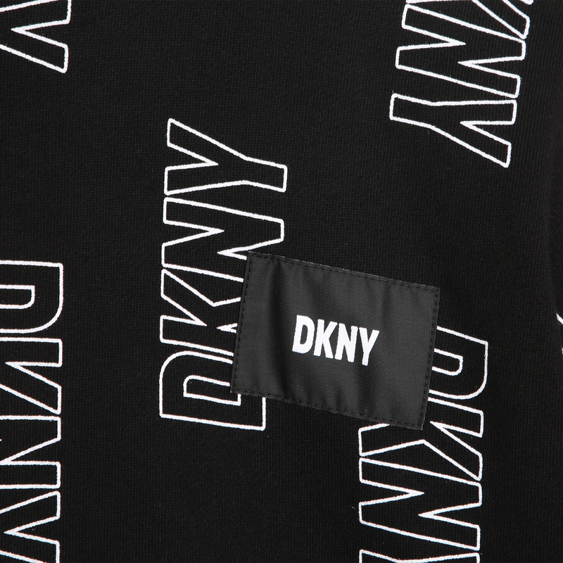 Hooded cotton sweatshirt DKNY 
                    GIRL