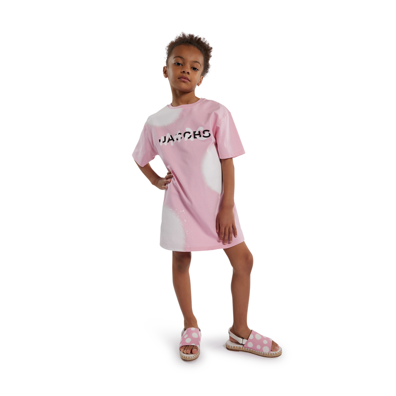 Short-Sleeved Cotton Dress THE MARC JACOBS 
                    GIRL