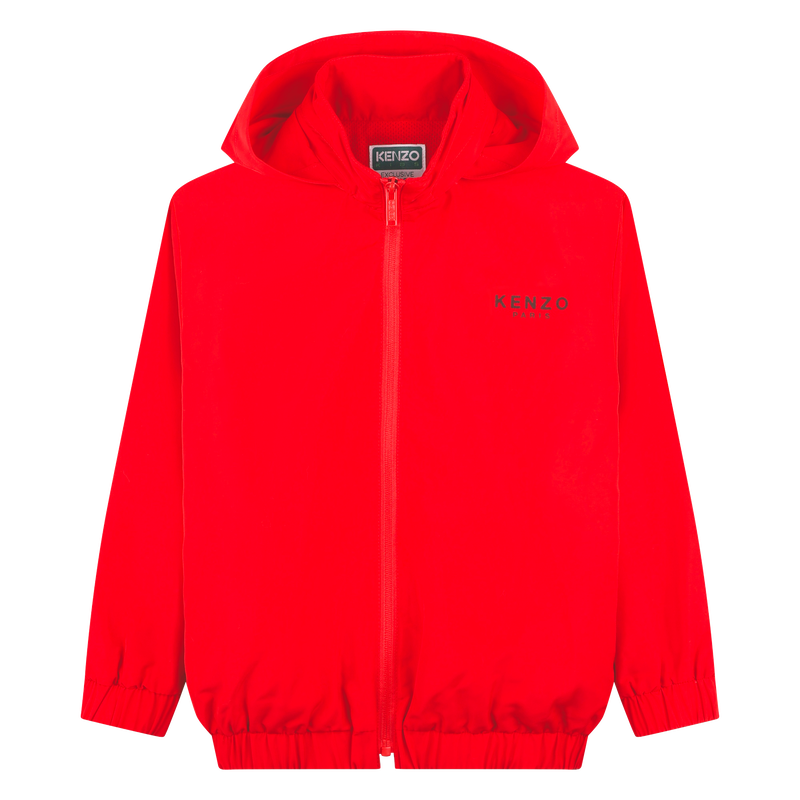 Back-illustrated windbreaker KENZO KIDS 
                    UNISEX