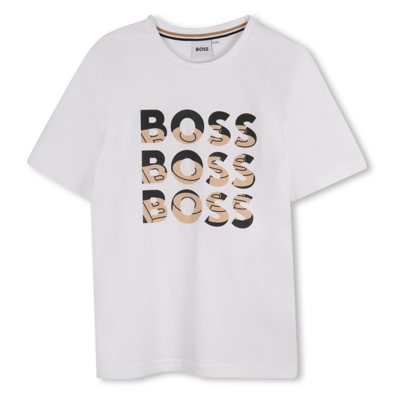 Short-sleeved cotton T-shirt BOSS 
                    BOY