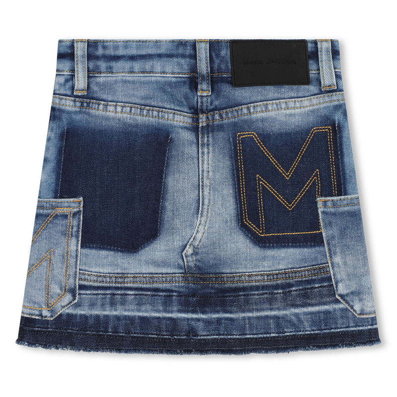 Worn-Look Denim Skirt THE MARC JACOBS 
                    GIRL