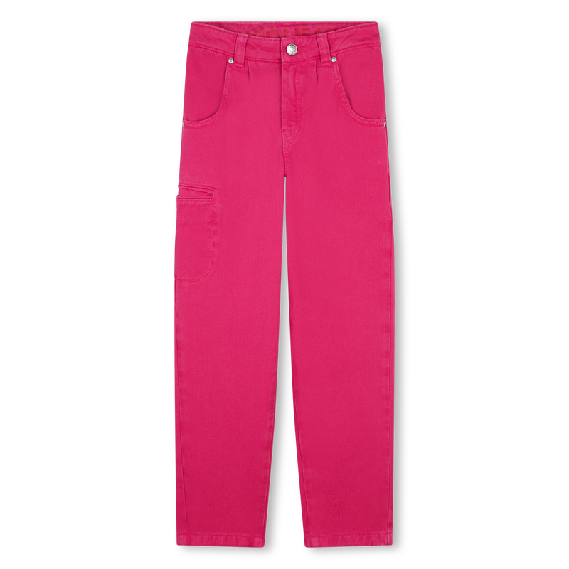 Faded Cotton Trousers HUGO 
                    GIRL