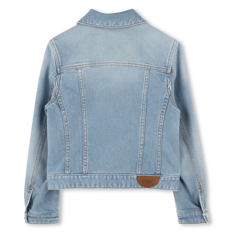 Press stud denim jacket CHLOE 
                    GIRL