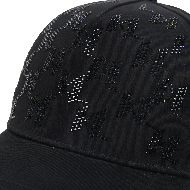 Sparkle Cotton Baseball Cap KARL LAGERFELD KIDS 
                    GIRL