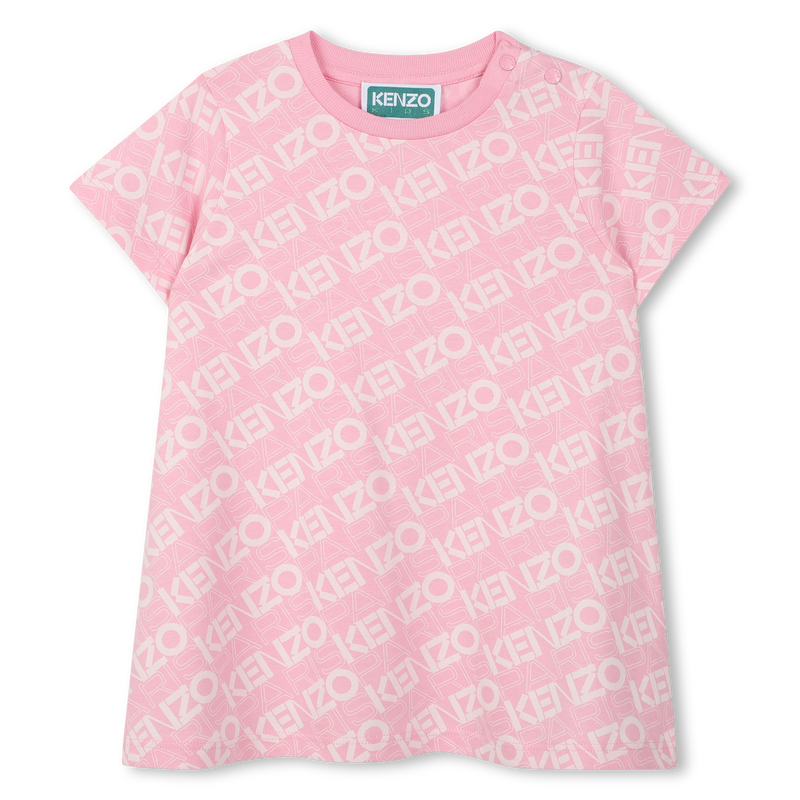 Printed cotton dress KENZO KIDS 
                    GIRL