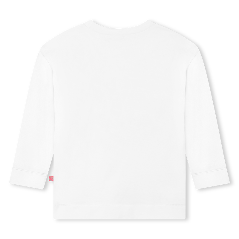 Cotton graphic 3/4 sleeve top BILLIEBLUSH 
                    GIRL