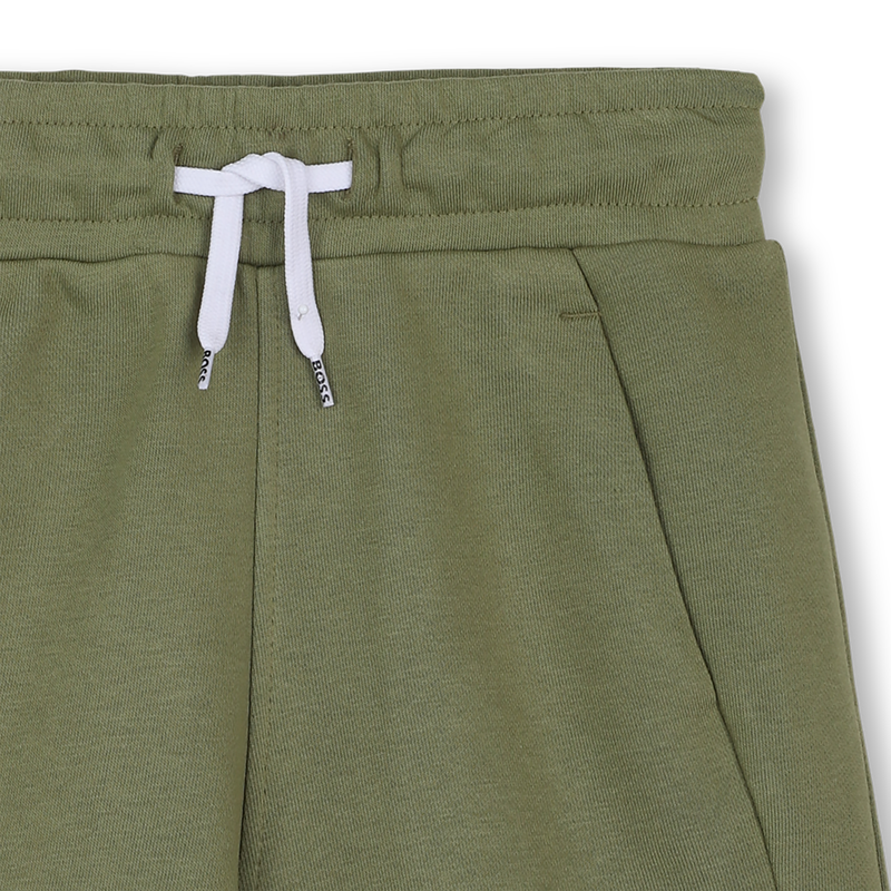 Plain fleece Bermuda shorts BOSS 
                    BOY