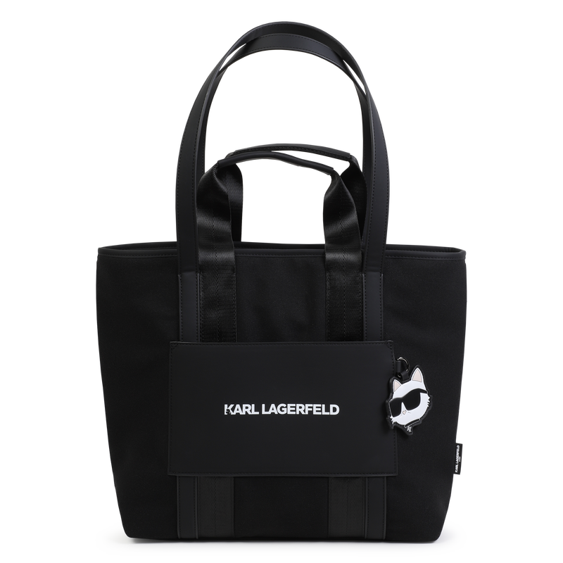 Tote bag with CHOUPETTE tag KARL LAGERFELD KIDS 
                    GIRL