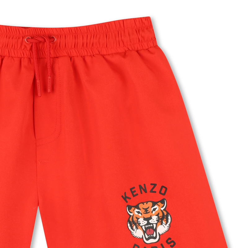 Tiger-print swim shorts KENZO KIDS 
                    BOY