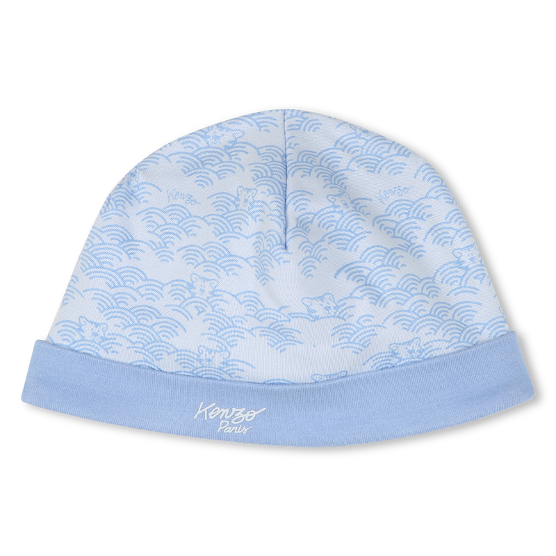 Cotton pajamas, bib and hat KENZO KIDS 
                    BOY