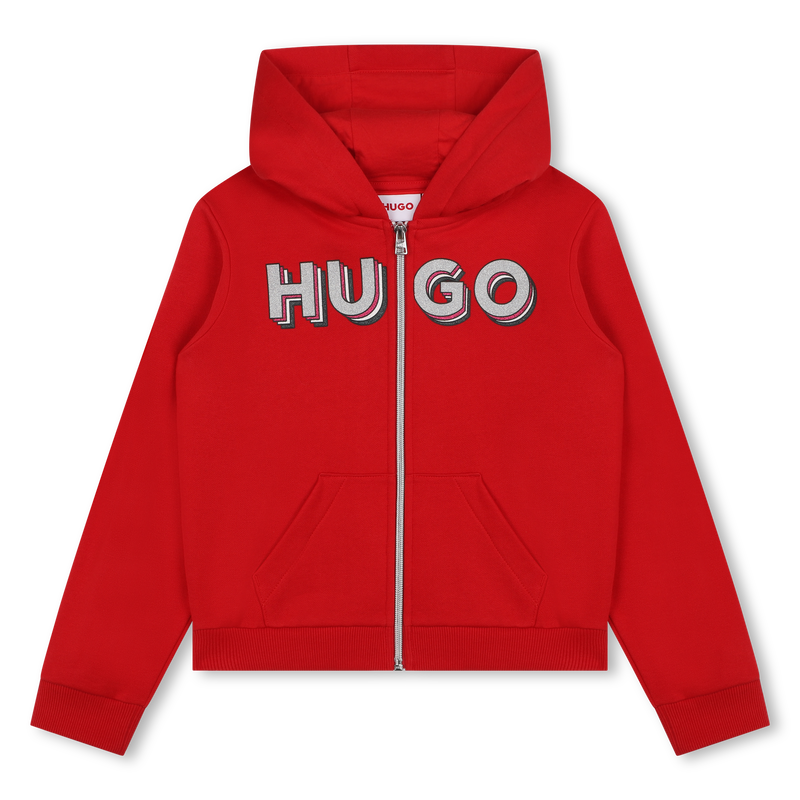 Zip-Up Hooded Sweatshirt HUGO 
                    GIRL